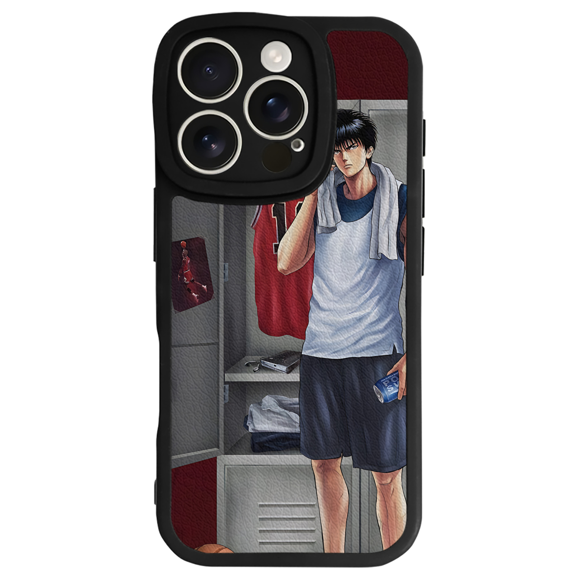 （画像用） SLAM DUNK／スラムダンク 【iPhone 16シリーズ対応】シリコンスマホケース（レザー調） 材質：シリコン